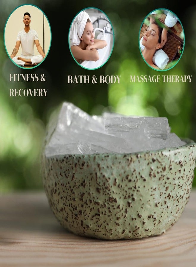 Bless International Menthol-Crystals-4-Oz Mentha-Arvensis-Mint Pure-Organic-100%-Natural-by-Bless-International Cosmetics-Salves-Balms-Creams-and-Soap-Making-DIY Resealable-Standup-Bag-for-Long-Lasting-Freshness - Image 3